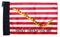 1st Navy Jack 12"x18" Forever Wave Flag for Boats