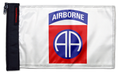 Airborne 82nd Division 12"x18" Forever Wave Flag for Jeep Wrangler LJ 2003-2006