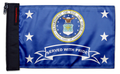 Air Force Served With Pride 12"x18" Forever Wave Flag for Boats