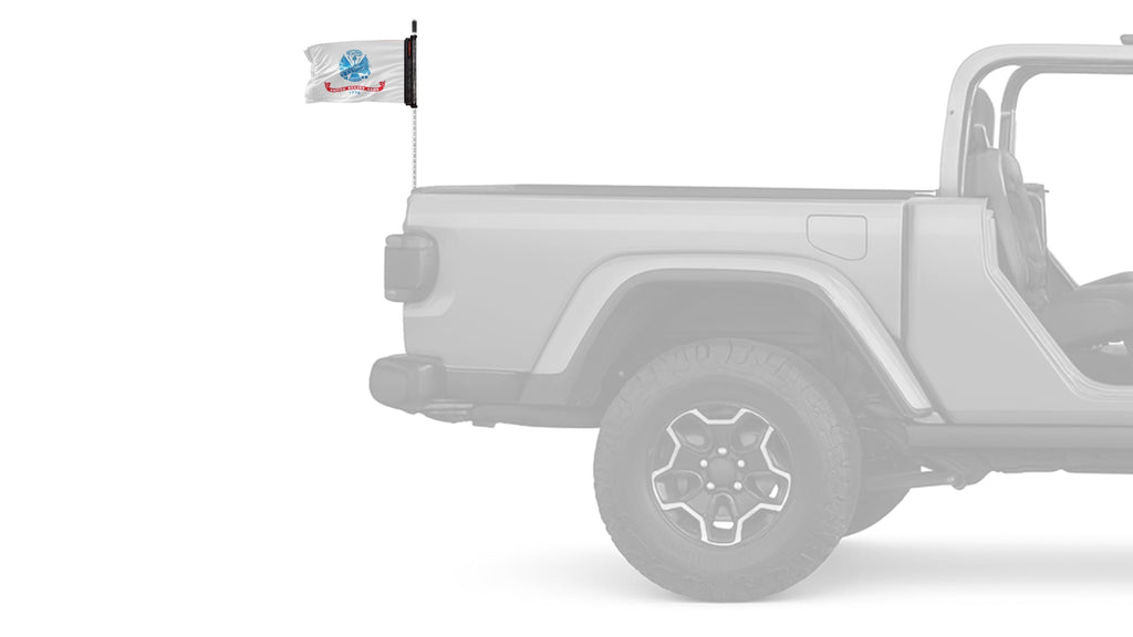 Army 12"x18" Forever Wave Flag for Jeep Wrangler YJ 1986-1995