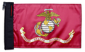 Marines 12"x18" Forever Wave Flag for Jeep Wrangler CJ-7 and CJ-8 1976-1986