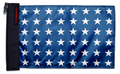 Naval Jack 12"x18" Forever Wave Flag for Golf Carts