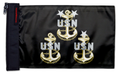 Navy Chief Petty Officers 12"x18" Forever Wave Flag for Jeep Wrangler CJ-7 and CJ-8 1976-1986