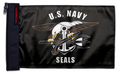Navy Seals 12"x18" Forever Wave Flag for Jeep Wrangler JK 2-Door 2007-2018