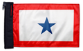 Service Blue Star12"x18" Forever Wave Flag for Jeep Wrangler TJ 1996-2006