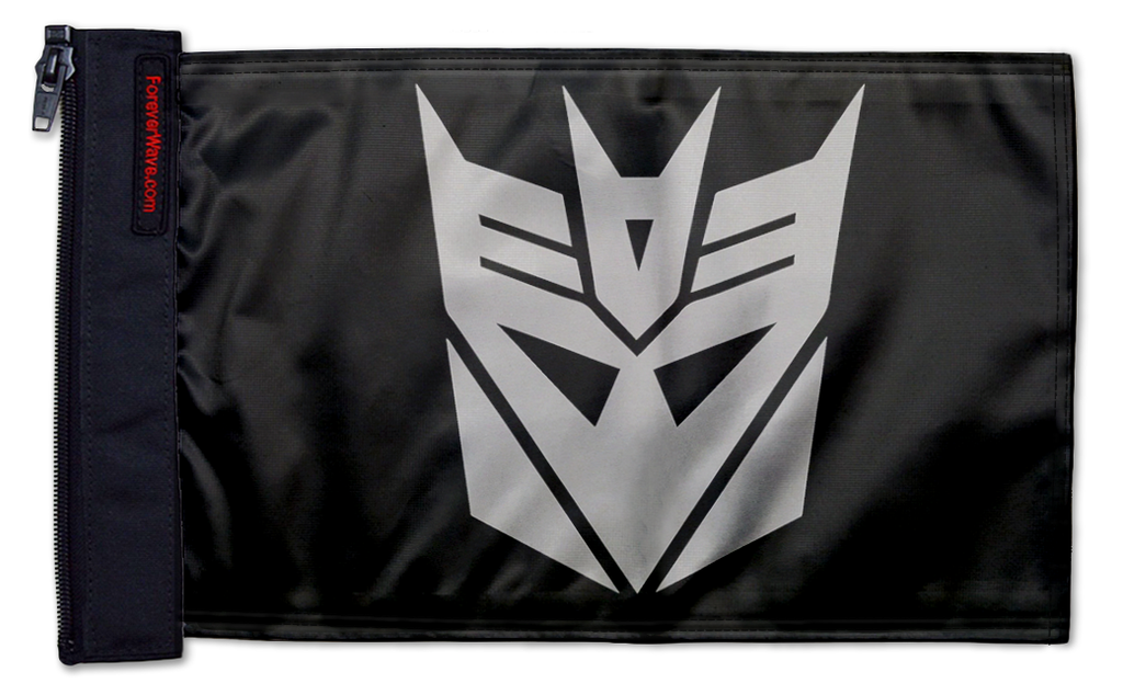 Transformers Decepticon 12"x18" Forever Wave Flag for Jeep Wrangler LJ 2003-2006