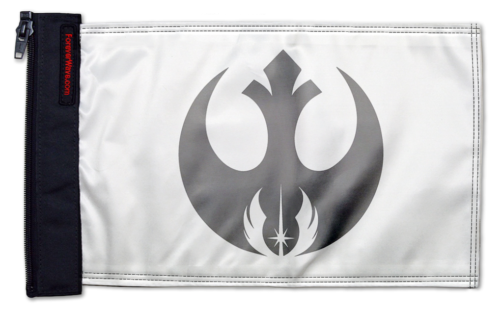 Star Wars Jedi Order 12"x18" Forever Wave Flag for Jeep Wrangler LJ 2003-2006