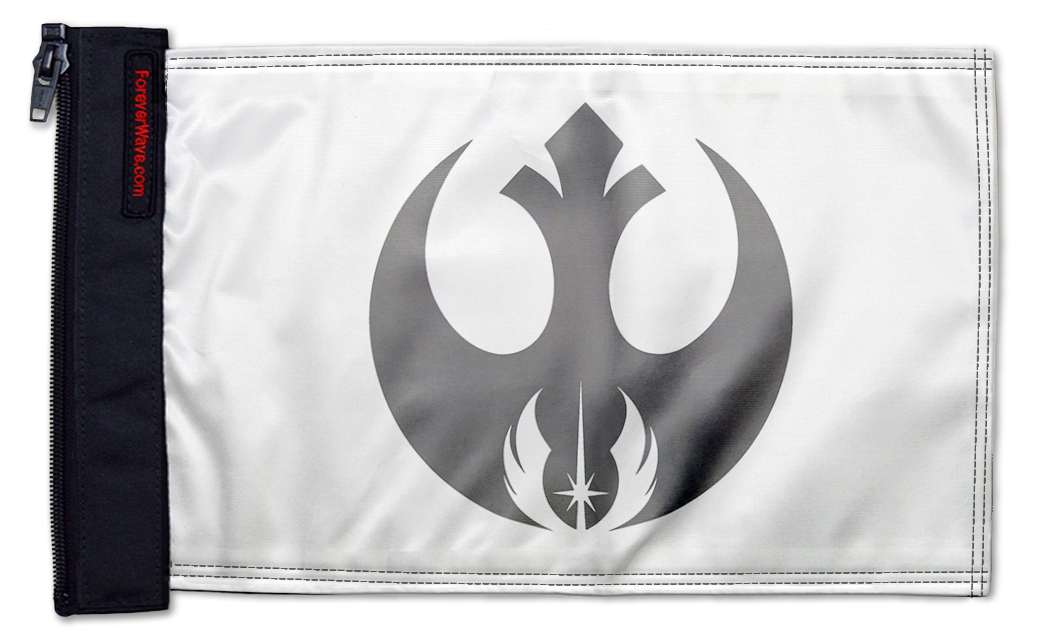 Star Wars Jedi Order 12"x18" Forever Wave Flag for Jeep Wrangler LJ 2003-2006