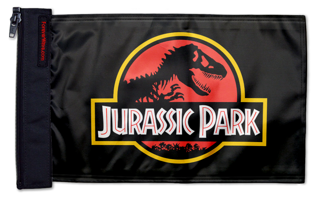 Jurassic Park 12"x18" Forever Wave Flag for Bronco