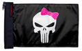 Punisher Pink Ribbon 12"x18" Forever Wave Flag for Jeep Wrangler JL 2-Door 2018-Present