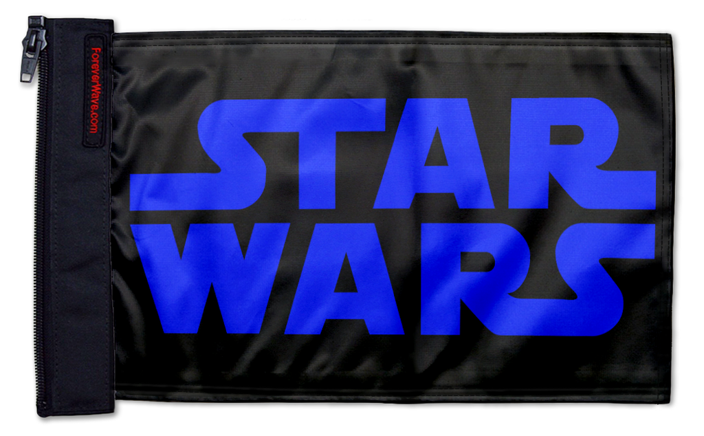 Star Wars 12"x18" Forever Wave Flag for Jeep Wrangler JL 2-Door 2018-Present