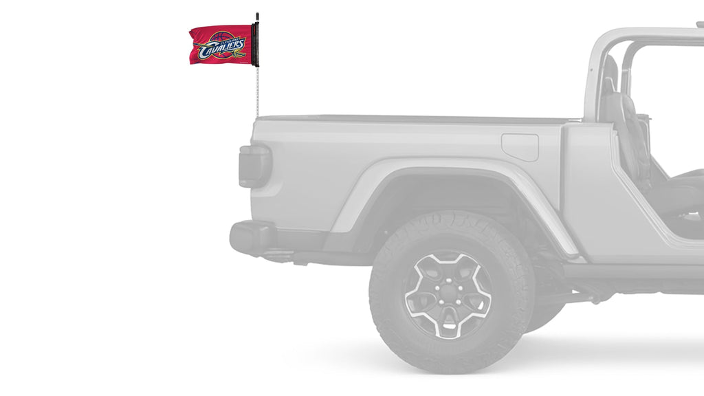 Cleveland Cavaliers 11"x17" Forever Wave Flag for Jeep Wrangler JLU 4-Door 2018-Present