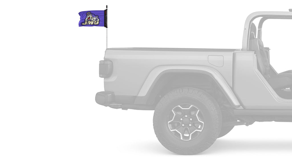 James Madison University 11"x17" Forever Wave Flag for Jeep Wrangler YJ 1986-1995
