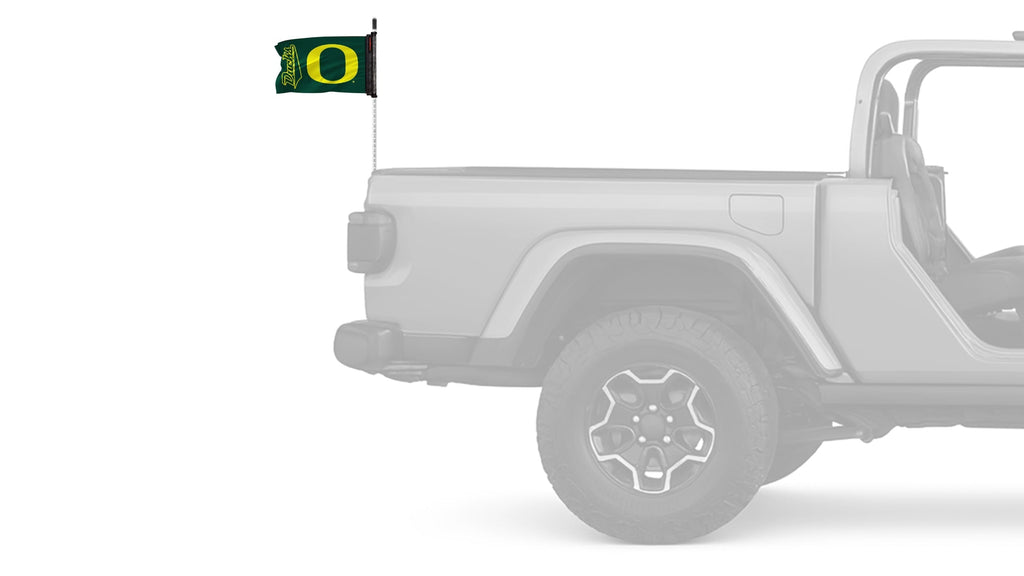 Oregon 11"x17" Forever Wave Flag for Jeep Wrangler JKU 4-Door 2007-2018