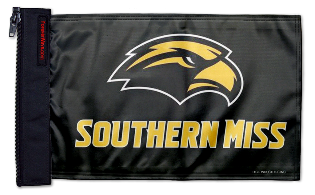 Southern Miss 11"x17" Forever Wave Flag for Jeep Wrangler CJ-7 and CJ-8 1976-1986