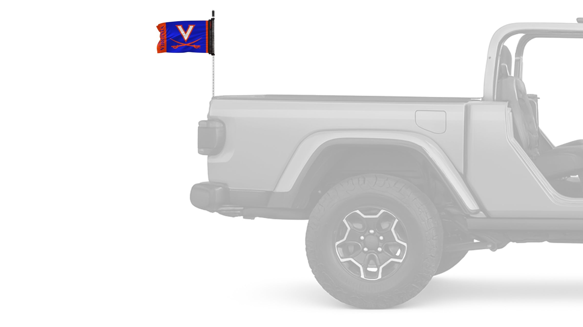UVA Virginia 11"x17" Forever Wave Flag