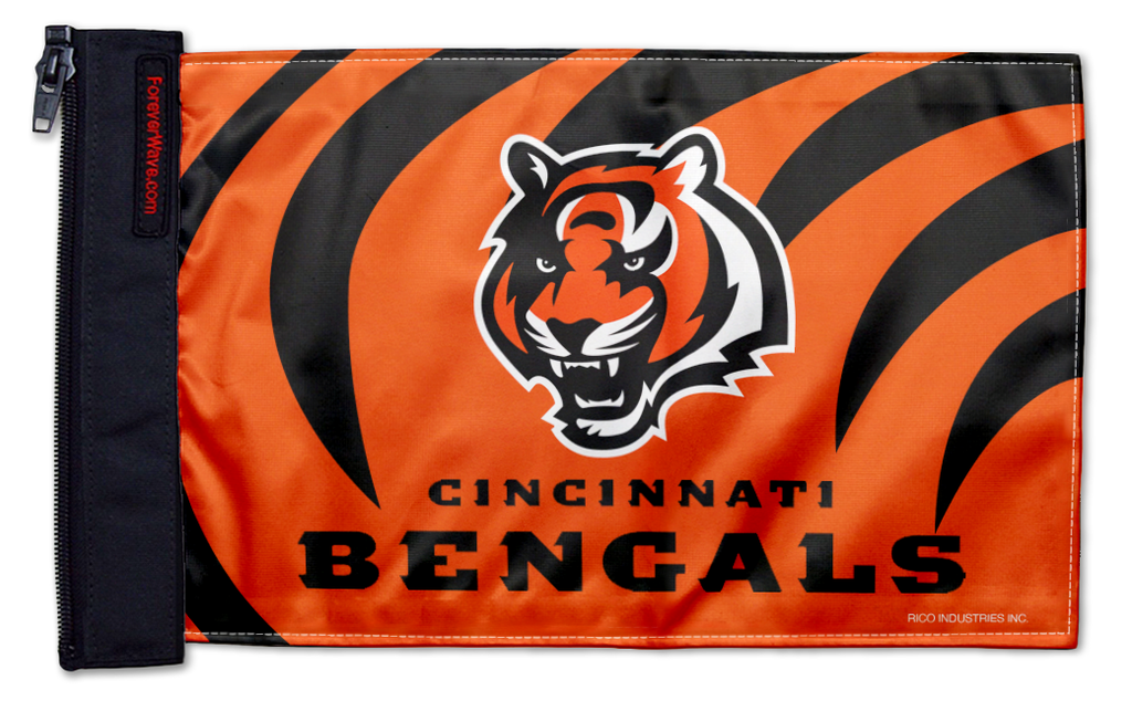 Cincinnati Bengals 11"x17" Forever Wave Flag for Bronco