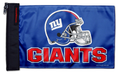 New York Giants 11"x17" Forever Wave Flag for Jeep Wrangler CJ-7 and CJ-8 1976-1986