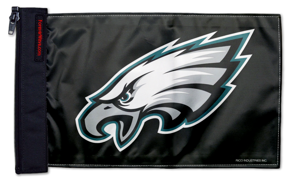 Philadelphia Eagles 11"x17" Forever Wave Flag for Jeep Wrangler JLU 4-Door 2018-Present