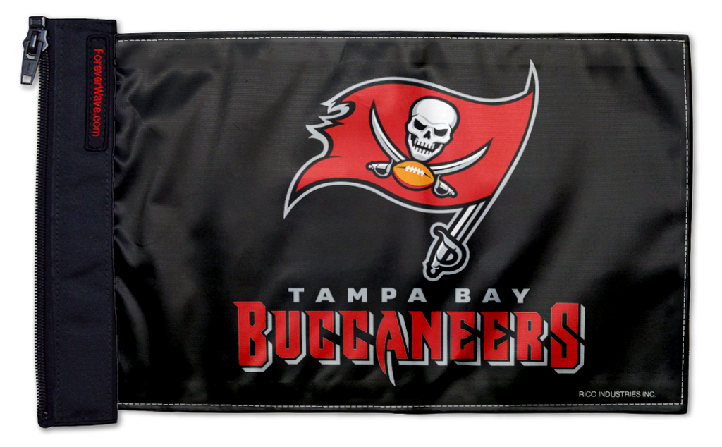 Tampa Bay Bucs 11"x17" Forever Wave Flag for Jeep Wrangler JLU 4-Door 2018-Present
