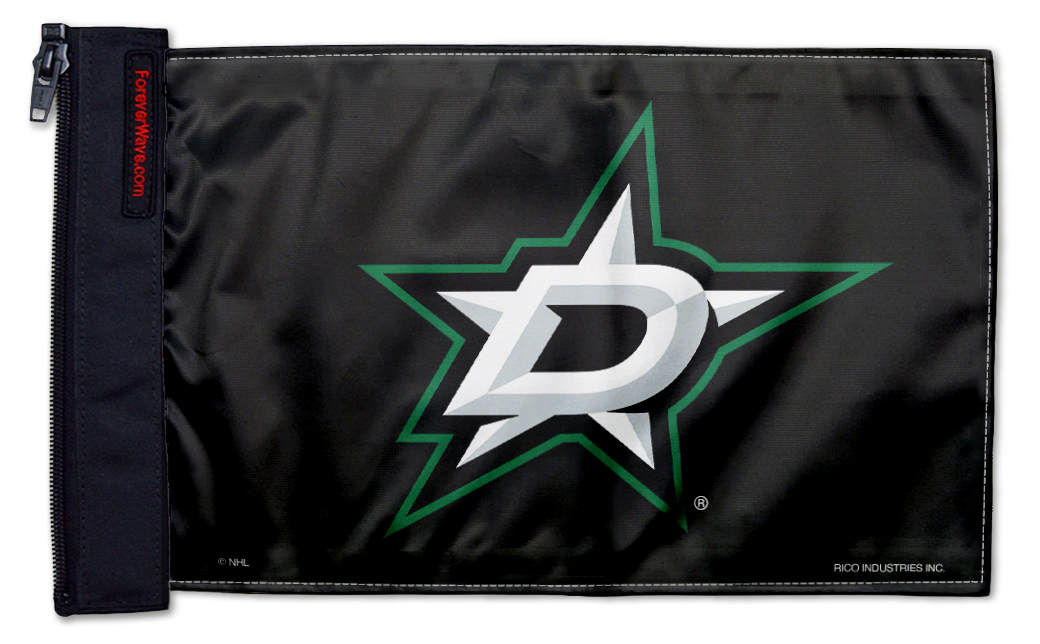 Dallas Stars 11"x17" Forever Wave Flag for Jeep Wrangler YJ 1986-1995