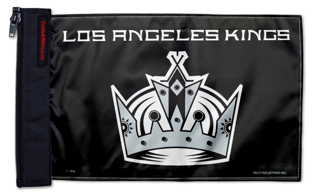 Los Angeles Kings 11"x17" Forever Wave Flag for Jeep Wrangler YJ 1986-1995