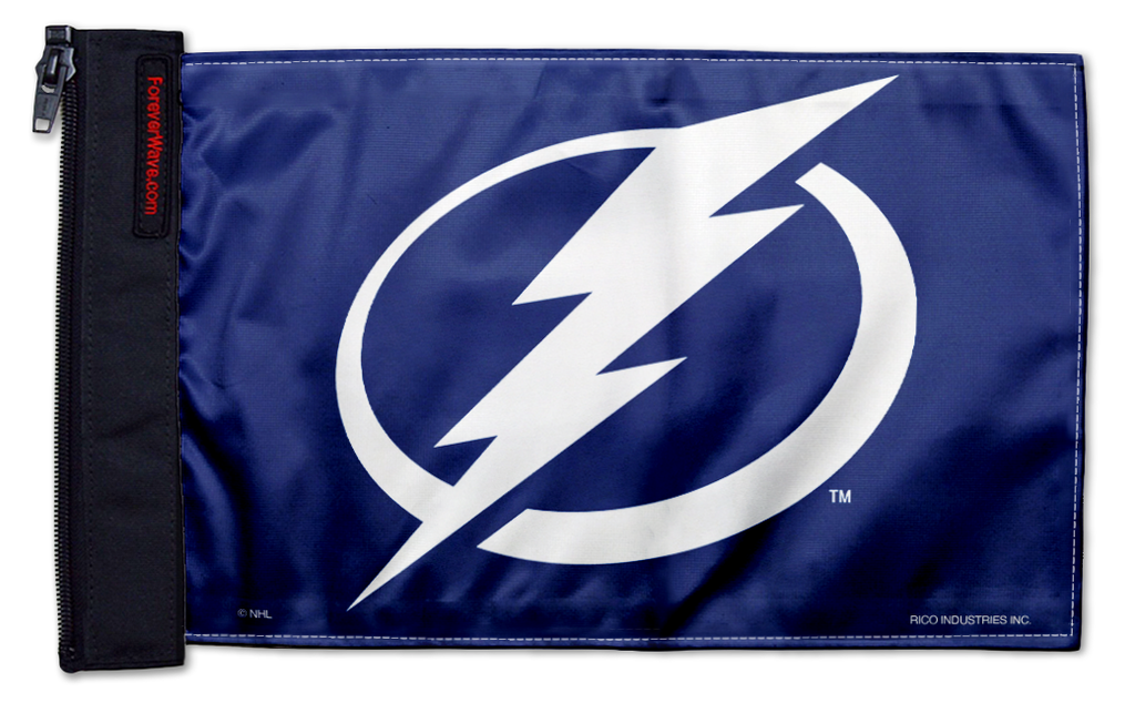Tampa Bay Lightning 11"x17" Forever Wave Flag for Jeep Wrangler YJ 1986-1995