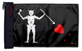 Blackbeard 12"x18" Forever Wave Flag for Jeep Wrangler LJ 2003-2006