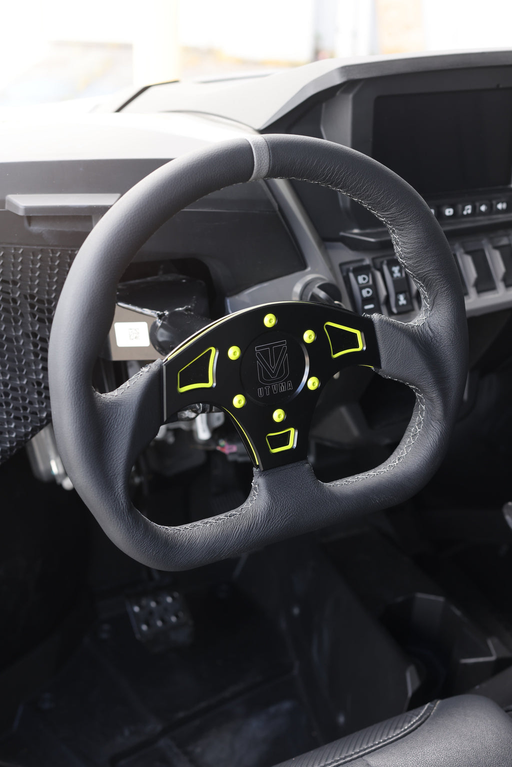 UTVMA DriftX Leather Steering Wheel With Hub