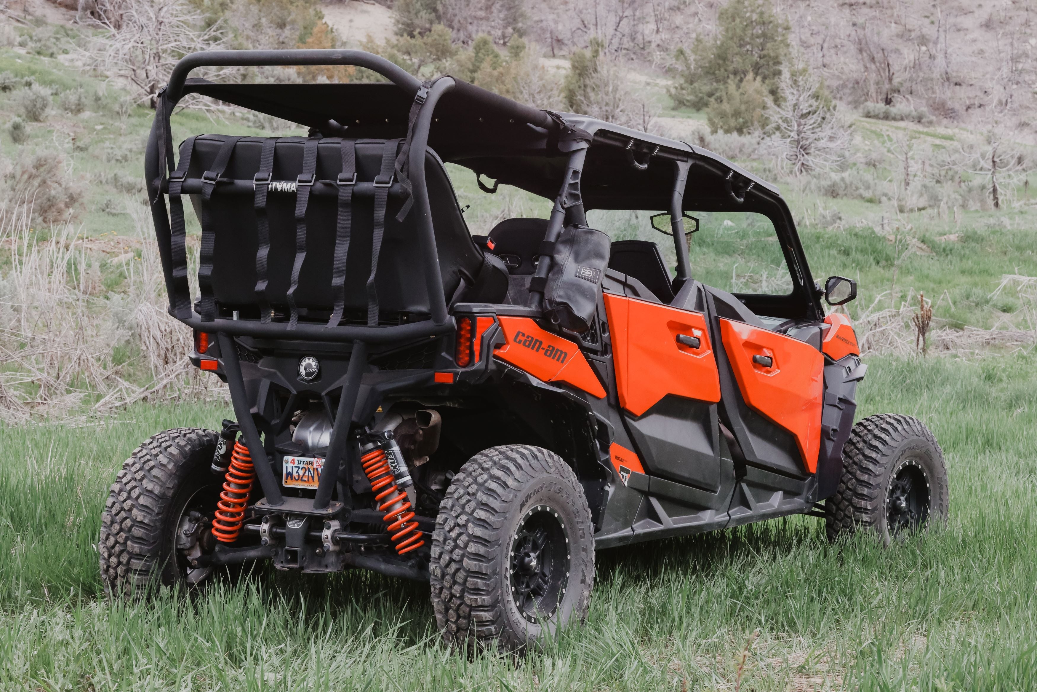 Maverick Sport Max Rear Bench and Roll Cage Kit (2020-2024)