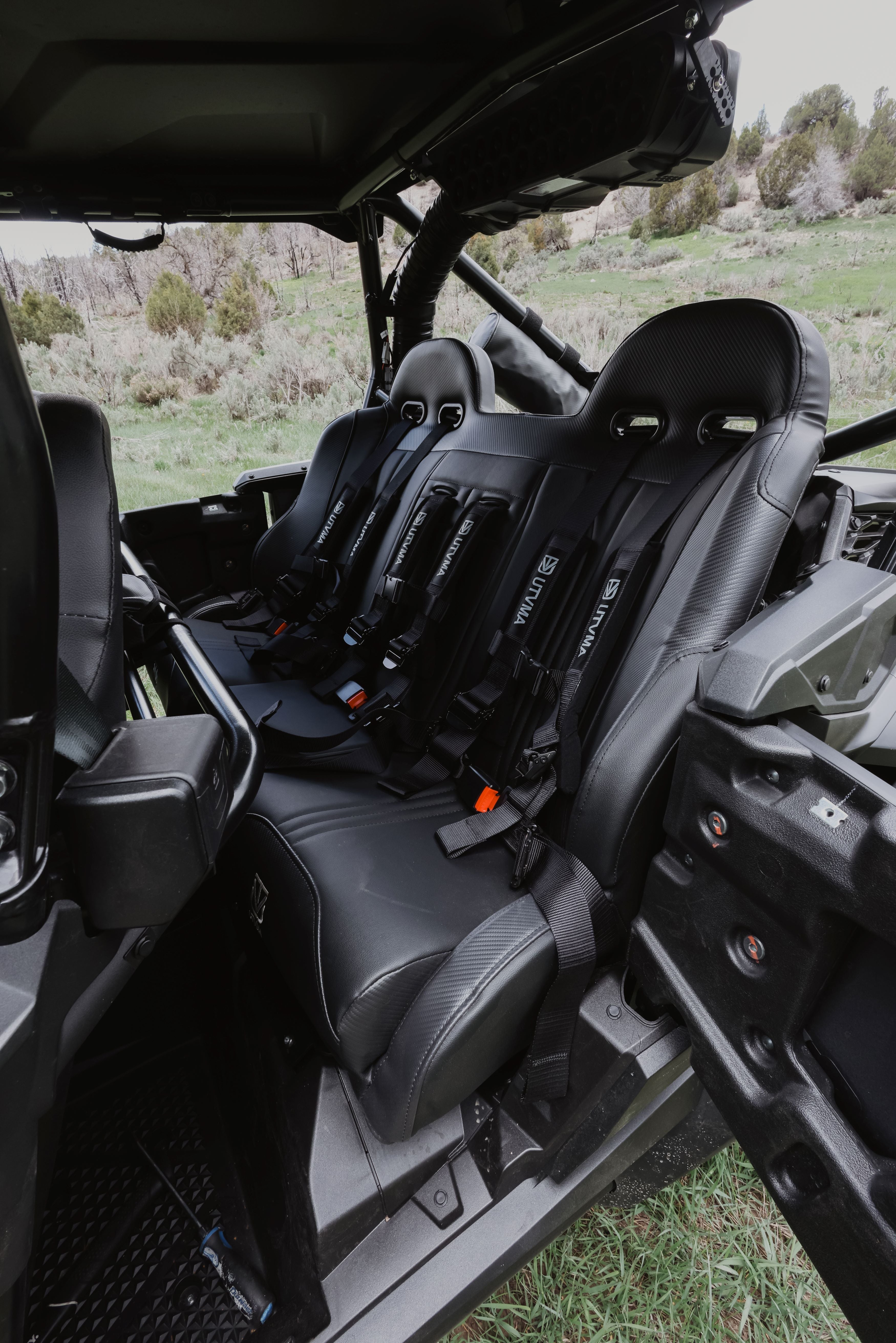 Honda Talon 4 Rear Bench Seat W Harnesses (2019+)