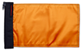 Solid Color Orange 12"x18" Forever Wave Flag for Jeep Wrangler TJ 1996-2006