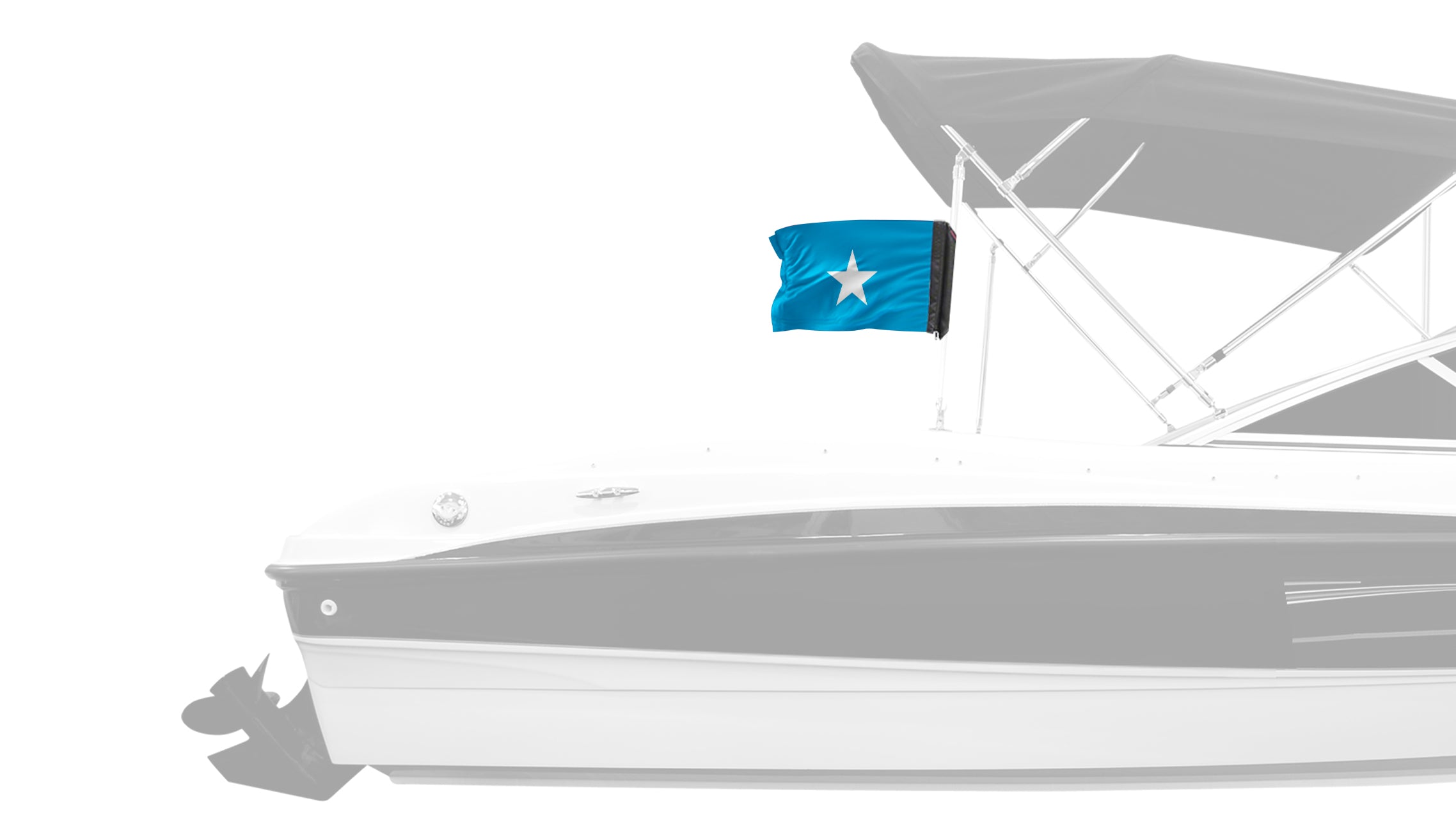 Bonnie Blue 12"x18" Forever Wave Flag
