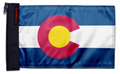 State Flag Colorado 12"x18" Forever Wave Flag for Jeep Wrangler JLU 4-Door 2018-Present