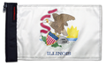 State Flag Illinois 12"x18" Forever Wave Flag for Golf Carts
