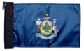 State Flag Maine 12"x18" Forever Wave Flag for Golf Carts