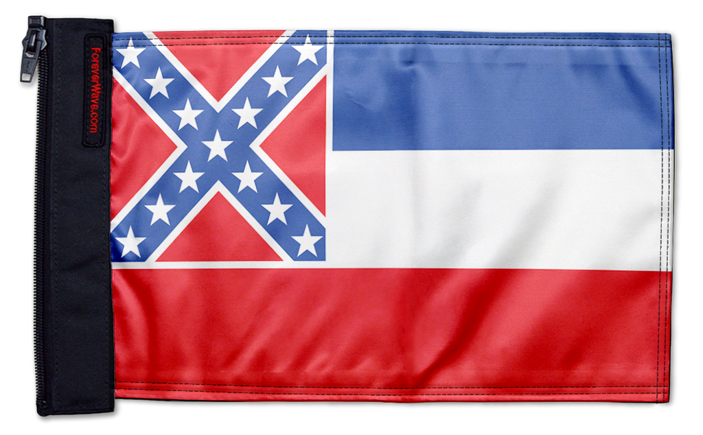 State Flag Mississippi Old Style 12"x18" Forever Wave Flag
