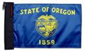 State Flag Oregon 12"x18" Forever Wave Flag for Jeep Wrangler JLU 4-Door 2018-Present