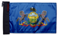 State Flag Pennsylvania 12"x18" Forever Wave Flag for Golf Carts