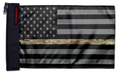 USA Subdued Thin Camo Line 12"x18" Forever Wave Flag for Jeep Wrangler JLU 4-Door 2018-Present