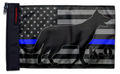 USA Subdued Thin Blue Line K9 12"x18" Forever Wave Flag for Jeep Wrangler LJ 2003-2006