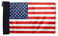 USA Ol' Glory - The Stars and Stripes 12"x18" Forever Wave Flag for Jeep Wrangler CJ-7 and CJ-8 1976-1986