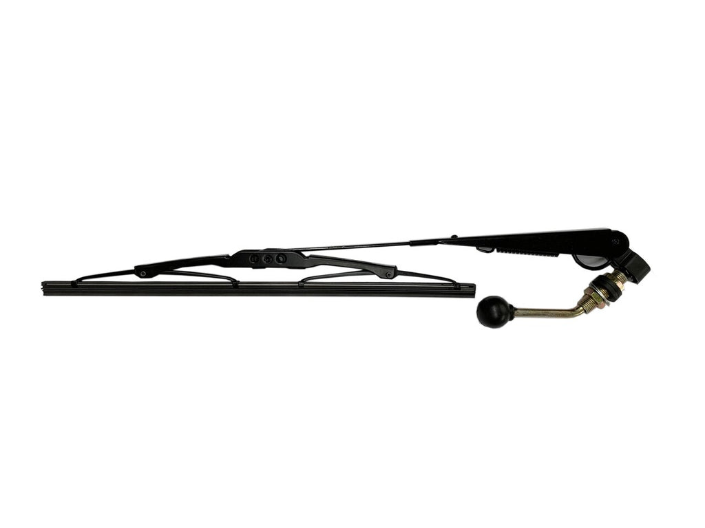 Black Vented Glass Windshield for RZR 900, 1000, Turbo with Wiper