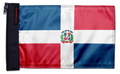 Dominican Republic 12"x18" Forever Wave Flag for Jeep Wrangler JK 2-Door 2007-2018