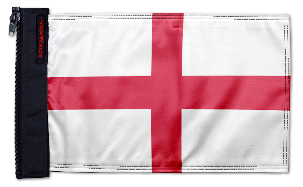 England 12"x18" Forever Wave Flag