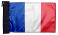 France 12"x18" Forever Wave Flag for Jeep Wrangler JK 2-Door 2007-2018