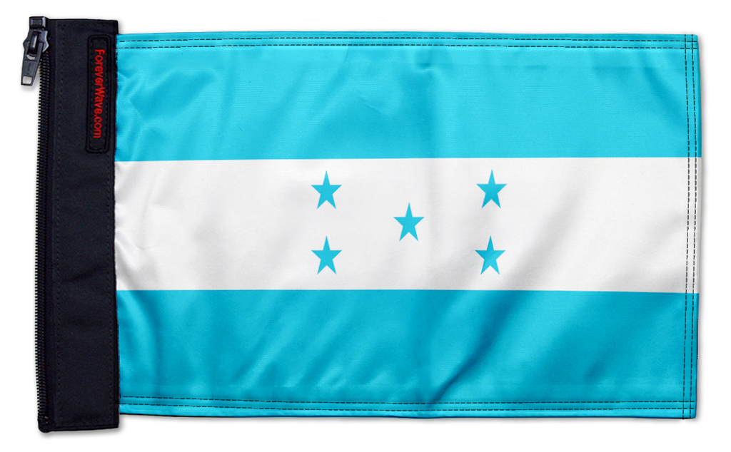 Honduras 12"x18" Forever Wave Flag for Bronco