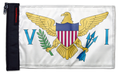 US Virgin Islands 12"x18" Forever Wave Flag for Boats