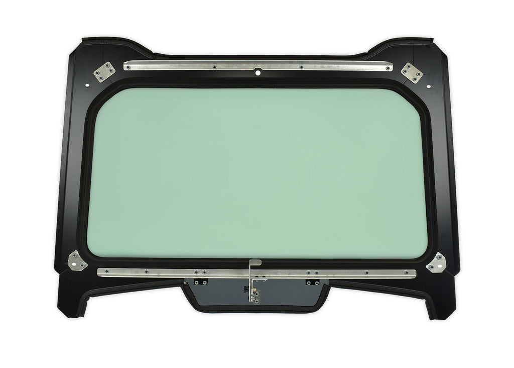 Black Vented Glass Windshield for Polaris RZR Turbo "S" Model with Wiper