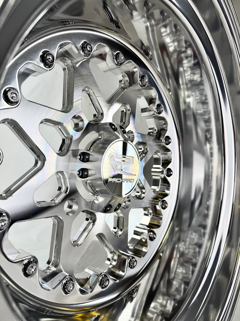 V2- FF Forged Polished Beadlock - Silver